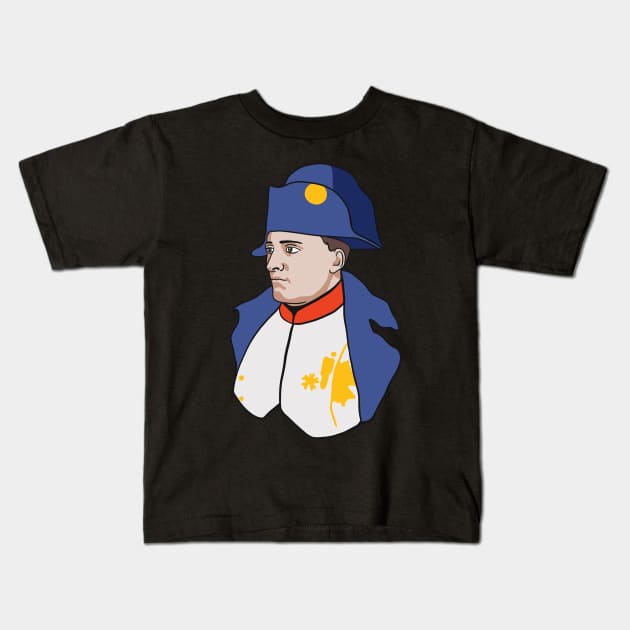 Napoleon Portrait Closeup Kids T-Shirt by isstgeschichte
